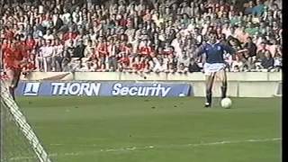 Highlights of the 1991 Irish Cup Final - Portadown 2 Glenavon 1