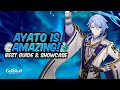 COMPLETE AYATO GUIDE! Best Ayato Build - Artifacts, Weapons, Teams & Showcase | Genshin Impact