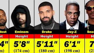 REAL Heights Of 50+ Greatest Rappers