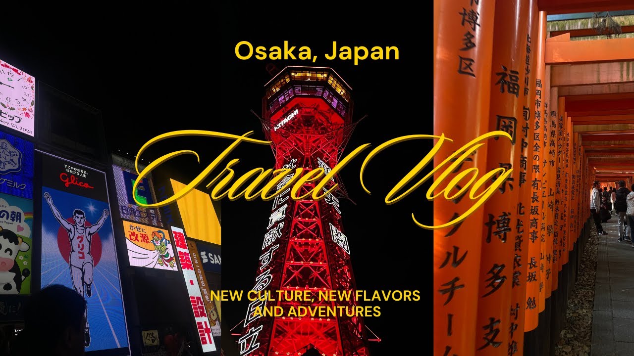 Japan Travel Vlog!| Osaka, Nara, Kyoto, and Kobe!