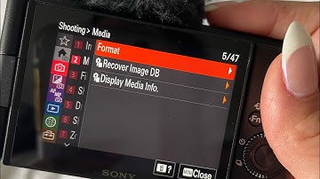 How to Format a SD card on a Sony ZV-1M2