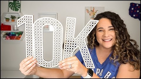 How to Add a Rattan Cane (Or Any Pattern) Into Letters or Shapes for Glowforge | My 10K Giveaway!