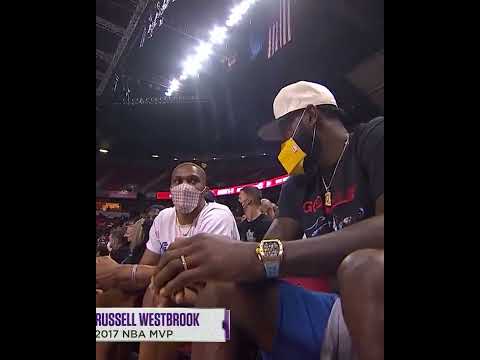 Brodie and LeBron pulled up to watch the Lakers in Summer League 👀 | #Shorts