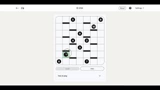 LinkedIn Zip Answer Today | 25 June 2026 - Puzzle #465 screenshot 1