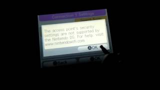 How to connect to wifi with a nintendo DS (lite)