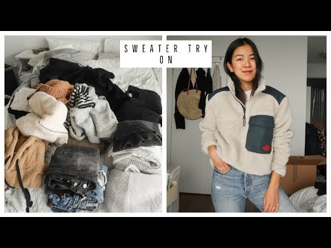 BEST SWEATERS | TRYING ON ALL MY SWEATERS