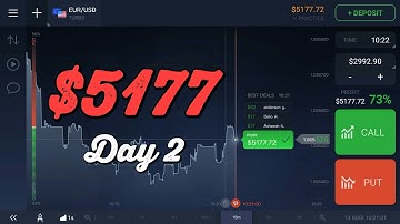 Road to💲100,000! Day 2 - Binary Options Trading Strategy 2017. IQ Options Secret Strategy 2017