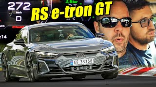 UNLOCKED VMAX! Audi RS e-tron GT on the Nürburgring!