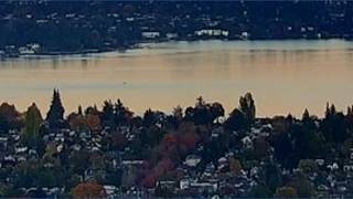 Sunset colors over Lake Washington