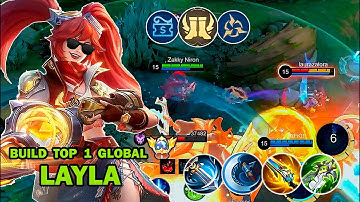 LAYLA BEST 1 HIT BUILD 2025 INSTANT DELETE!!🔥KING OF OUTPLAY!! - MLBB