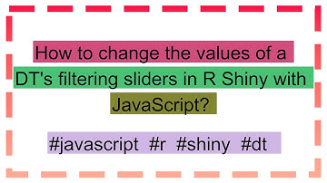 How to change the values of a DT
