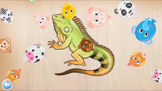 Puzzle 4 Kids Animals - Learn Animals Names and Sounds - Education App for Kids #3 screenshot 3