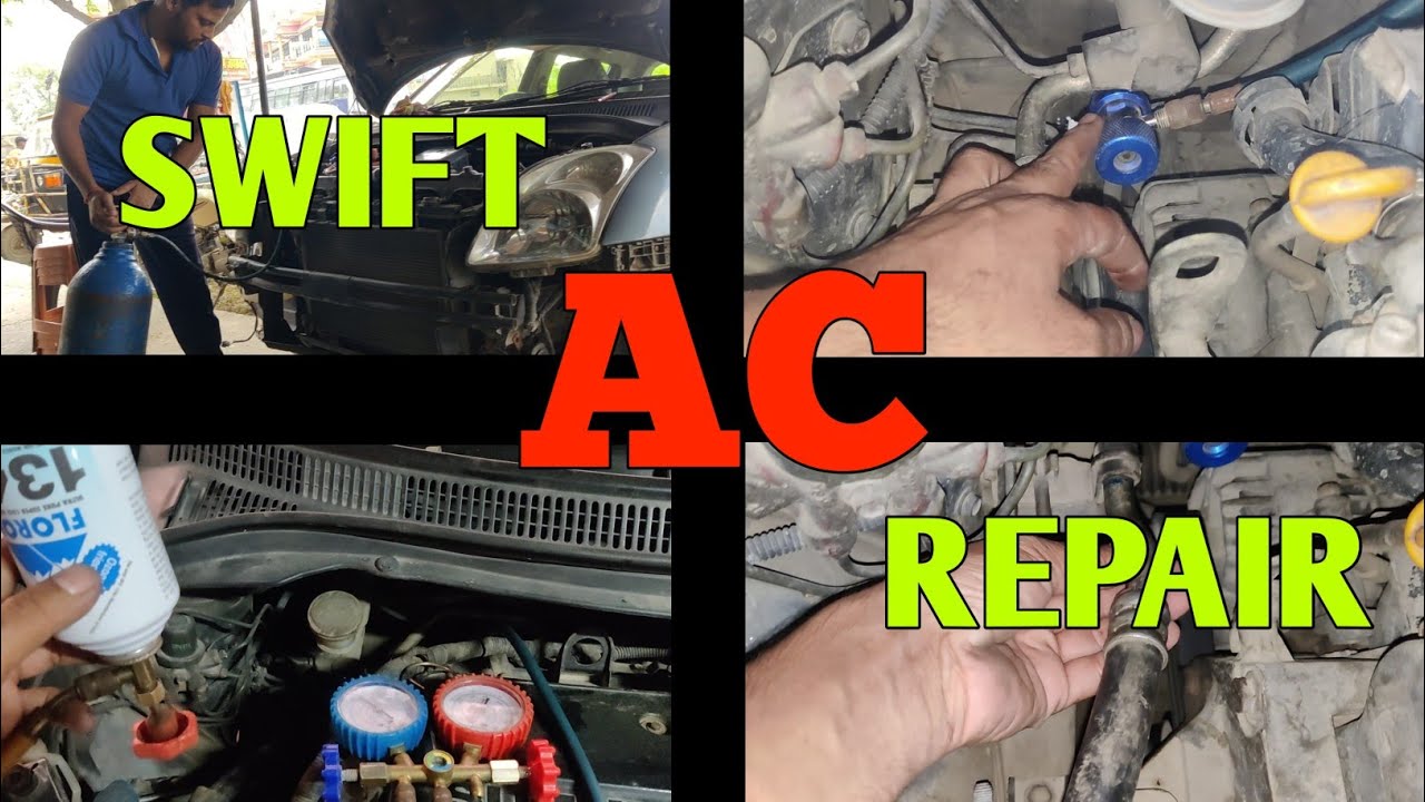 Swift VDI AC Gas Leakage And Repair/AC Leakage Check N Repair।। YouTube