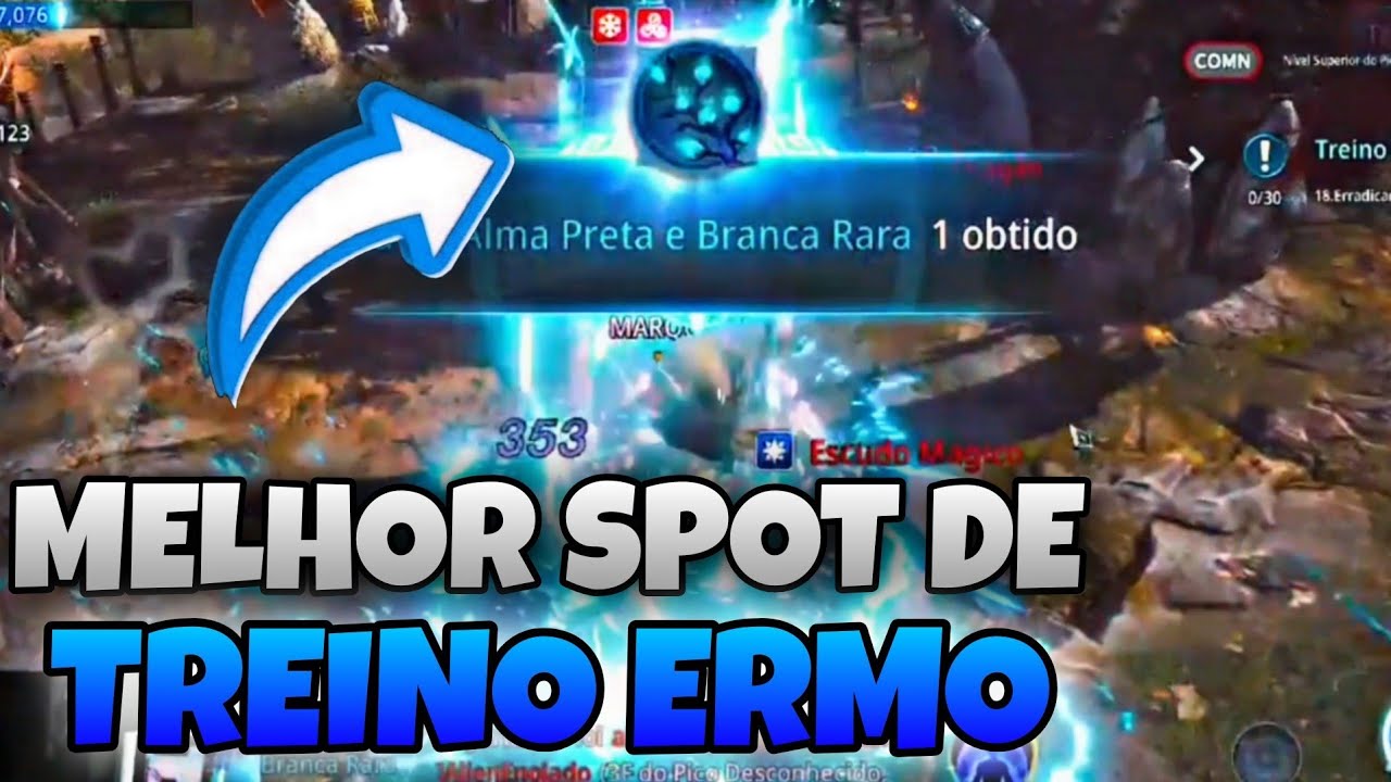 MELHOR SPOT PRA DROPAR ERVA DO TREINO ERMO - MIR4 CORTES