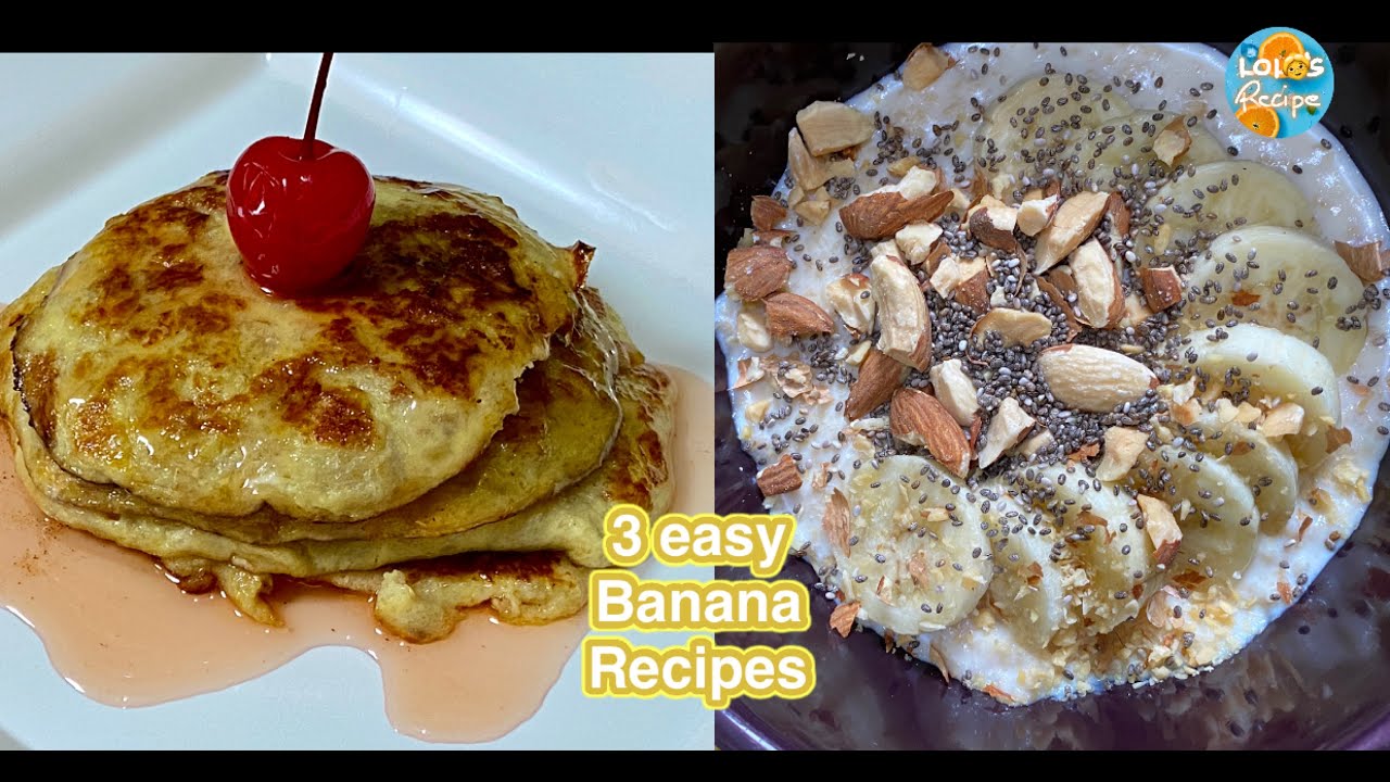 Banana Recipes Breakfast YouTube