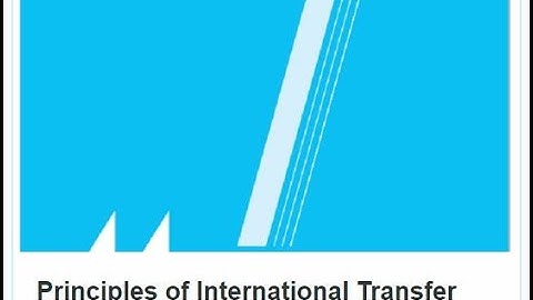 Transfer pricing course overview