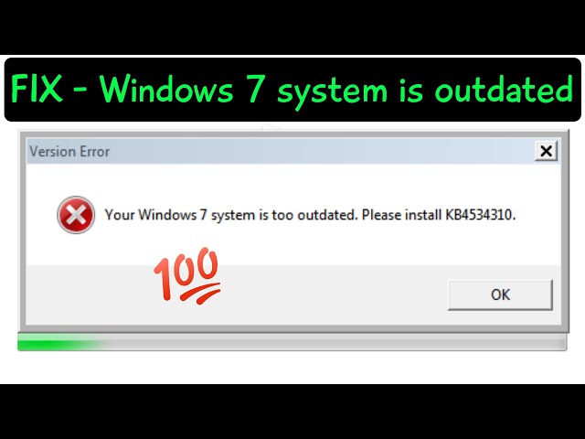 How to Fix Roblox Error KB4534310 - Your Windows 7/10 System is Too  Outdated. Please install KB4534310 (Version Error)