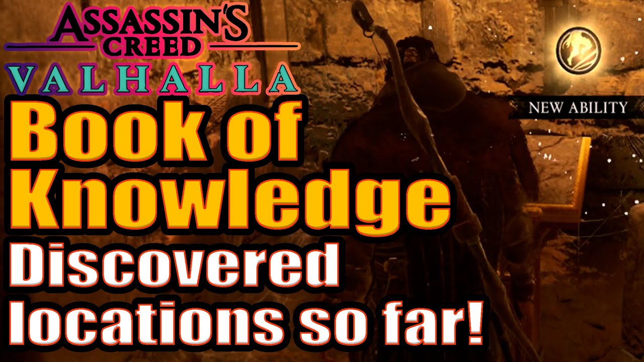 Assassin's Creed Valhalla Books of Knowledge Guide - Locations & Abilities