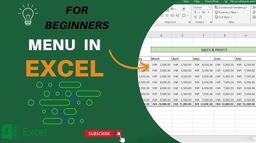 Menu In Excel | Dialog Box Launcher | Collapse