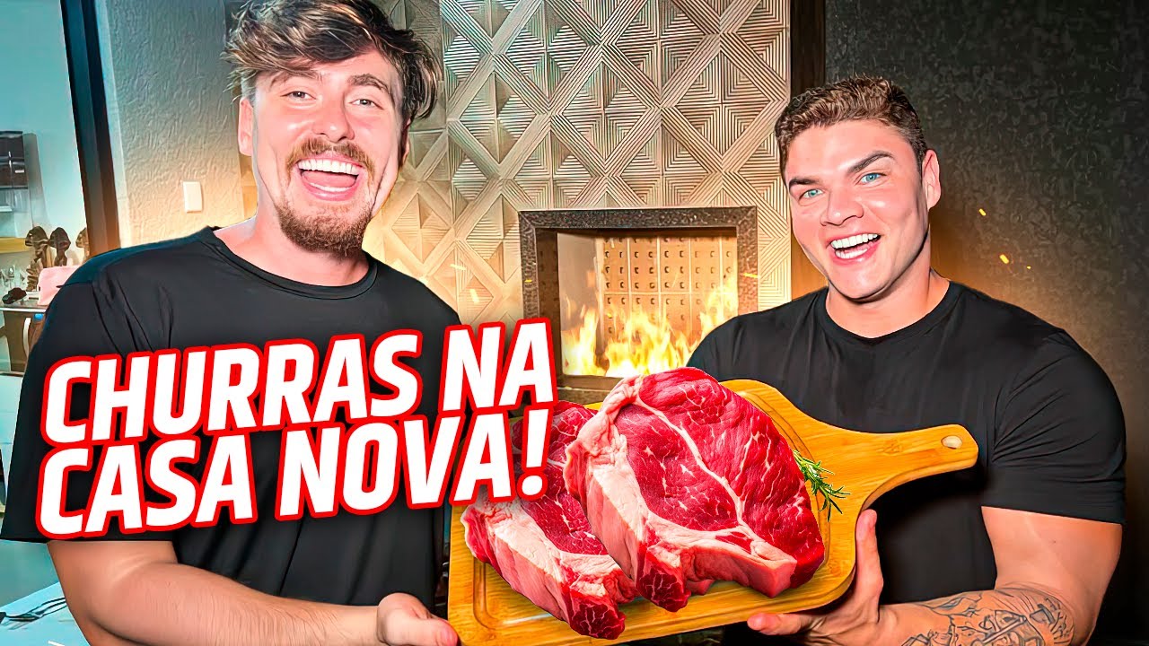 PRIMEIRO CHURRASCO NA CASA NOVA!!! Com @Gaba