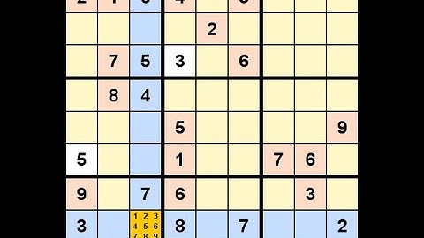 How to Solve Los Angeles Times Sudoku Expert September 19, 2022