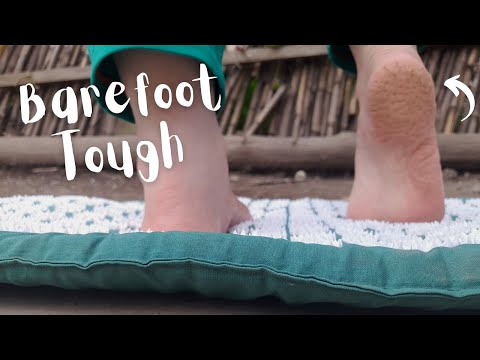 7 days Barefoot Challenge | Walking on sharp spike mat to toughen feet | 15 minutes a day