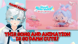 【REACTION】Kobo Kanaeru - Mandi Biar Wangi ☆ Washa Washa! Lyric Video | First Time Reaction