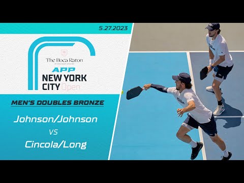 The 2023 Boca Raton APP New York City Open I Men's Doubles I Johnson/Johnson vs. Cincola/Long