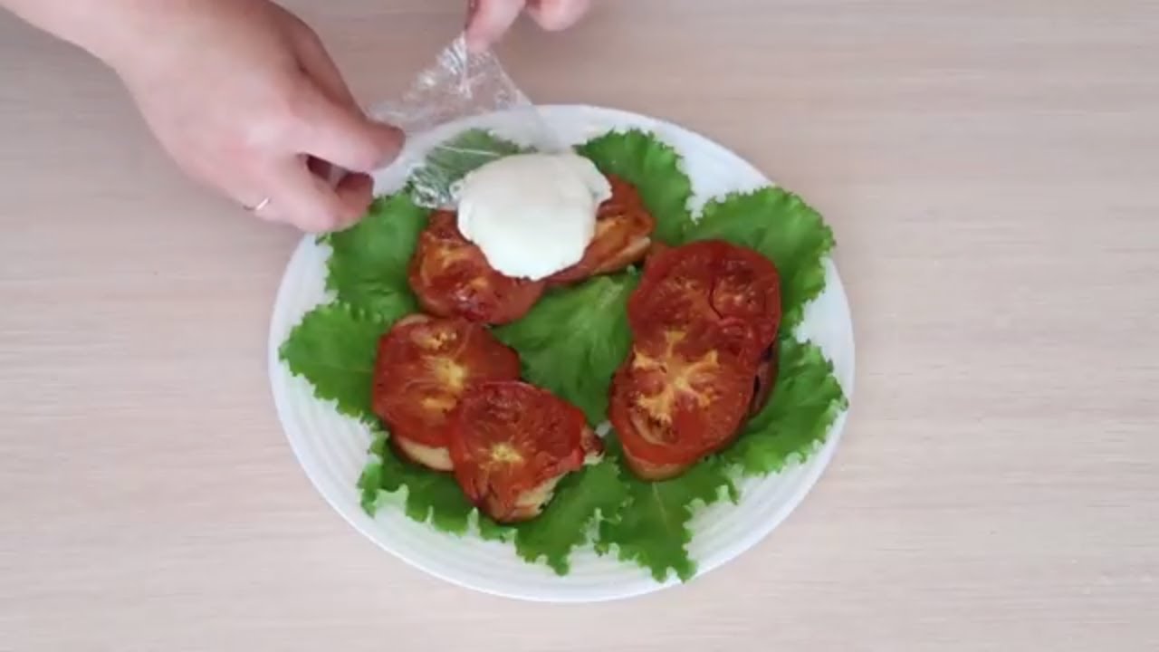 Гренки с томатами и яйцом пашот YouTube