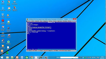 Program tampil bintang dengan PASCAL