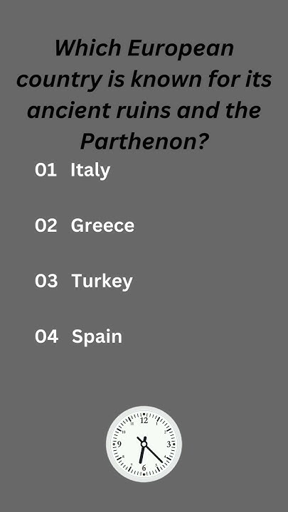 Which European Country Is Known For Its Ancient Ruins And The Parthenon which-european-country-is-known-for-its-ancient-ruins-and-the-parthenon
