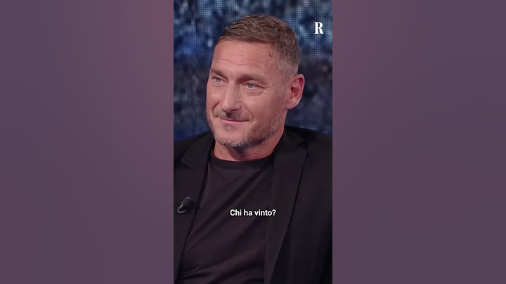 Totti a 'Che tempo che fa': "La sera prima della finale dei Mondiali non abbiamo dormito"