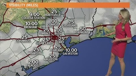 Houston Forecast: Dense Fog Advisory Tuesday morning
