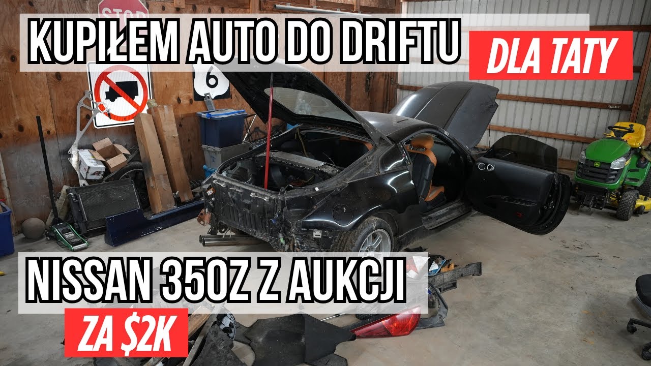 Vlogi z USA: Kupiłem Tacie Nissana 350z do driftu z Aukcji