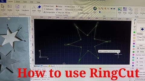 How to use RingCut comand in cypcut software