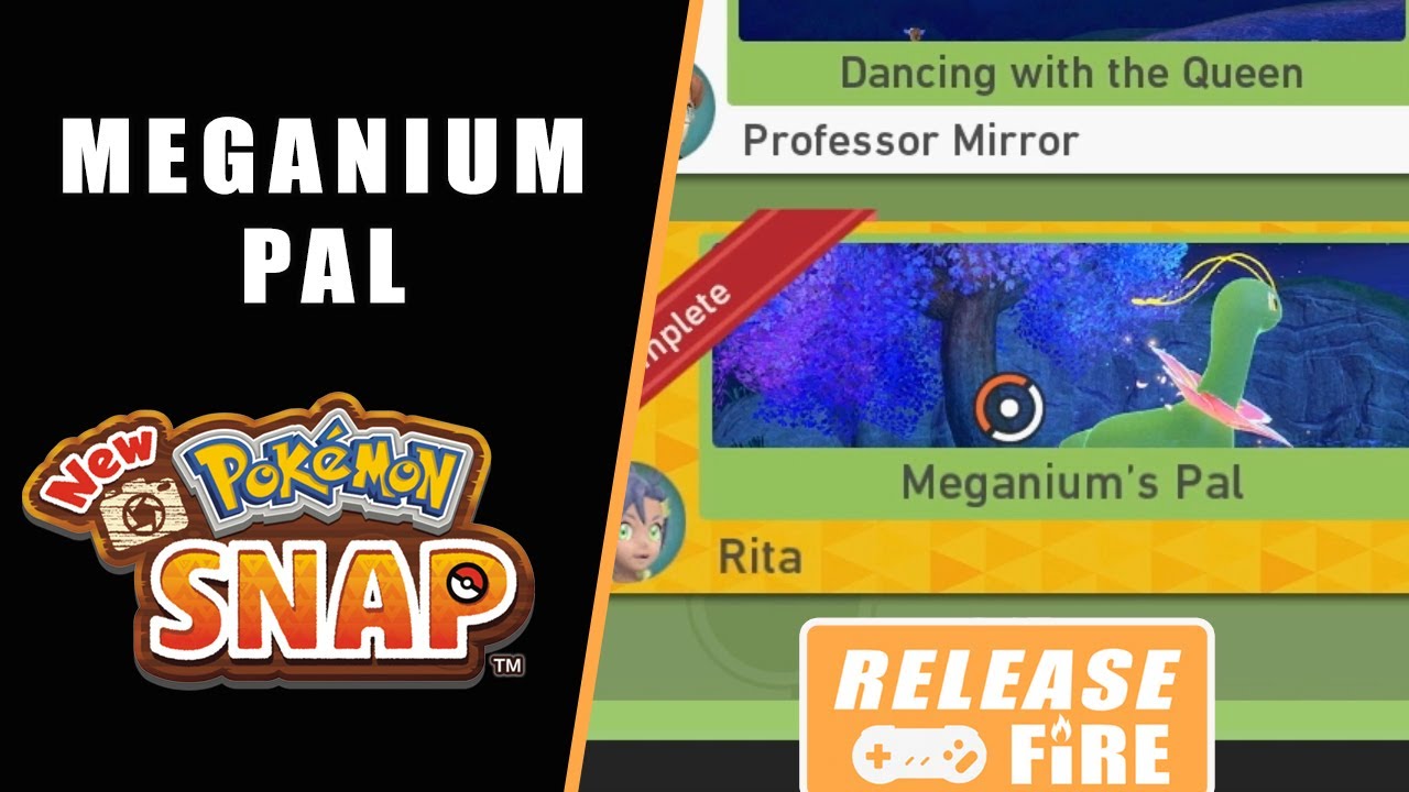 New Pokémon Snap Meganium Pal