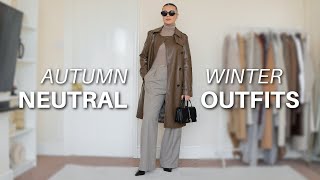 20 NEUTRAL AUTUMN/WINTER OUTFITS News