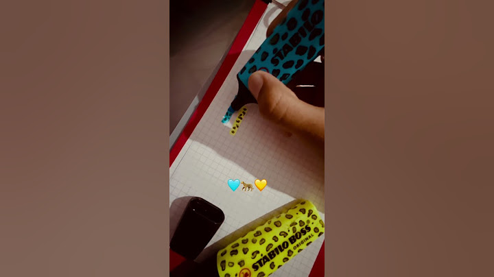 Stabilo léopard 🐆