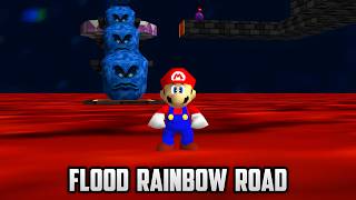 Super Mario 64 - Flood Rainbow Road - Longplay
