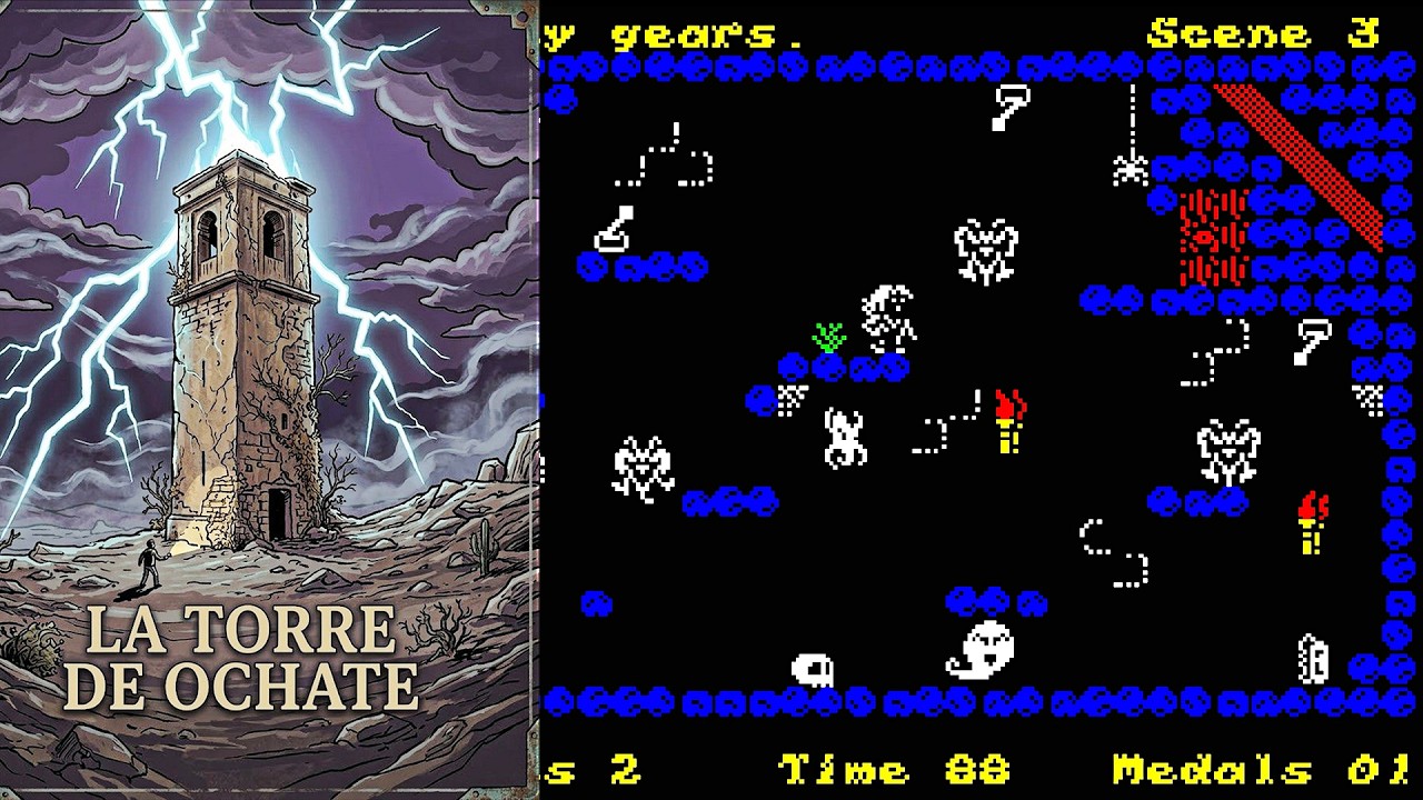 THE TOWER OF OCHATE (Platformer) - 48K / 128K ZX Spectrum 2026