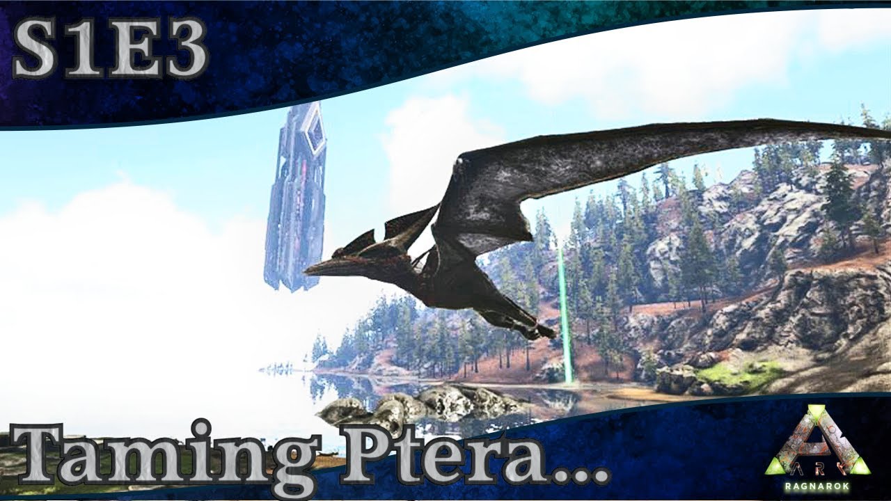 Playing with mutated equus, taming ptera. Ark Ragnarok Single Player S1E3