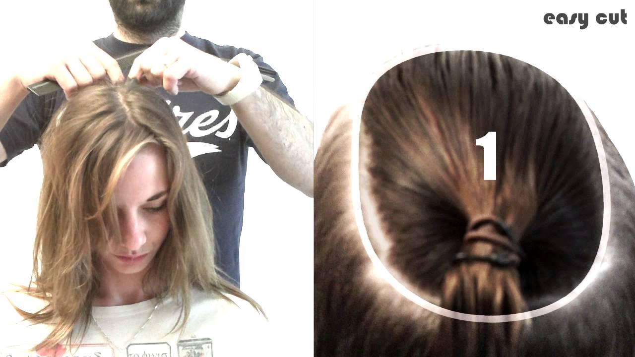 Comment Couper Ses Cheveux En Carre Plongeant En 5mn Pro Youtube