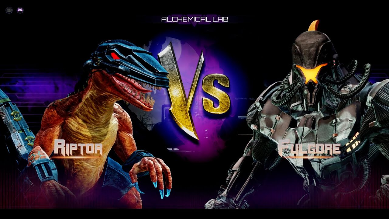 Killer Instinct - Cyborg Riptor vs Fulgore (Military Mask) [Ultimate Kyle Difficulty]