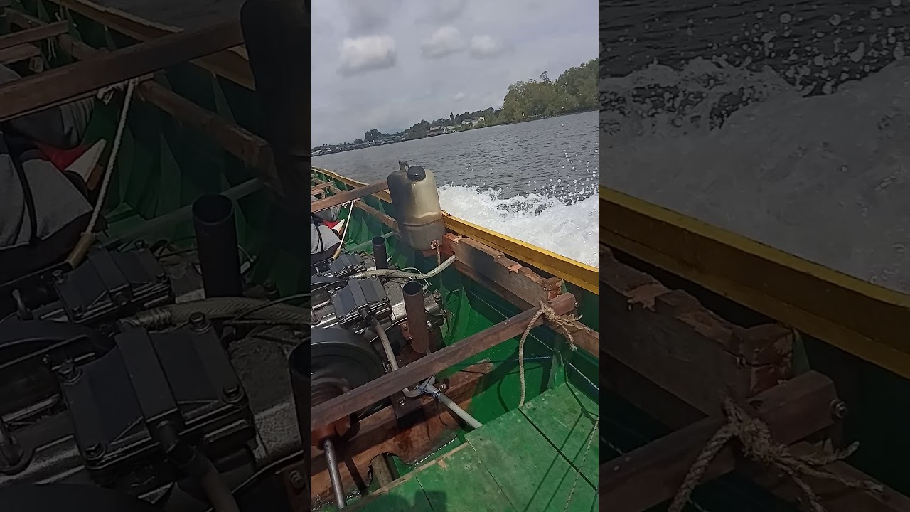 perahu lomba mesin dua orang muara Telake