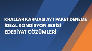 Krallar Karması AYT İKS Yayınları Deneme