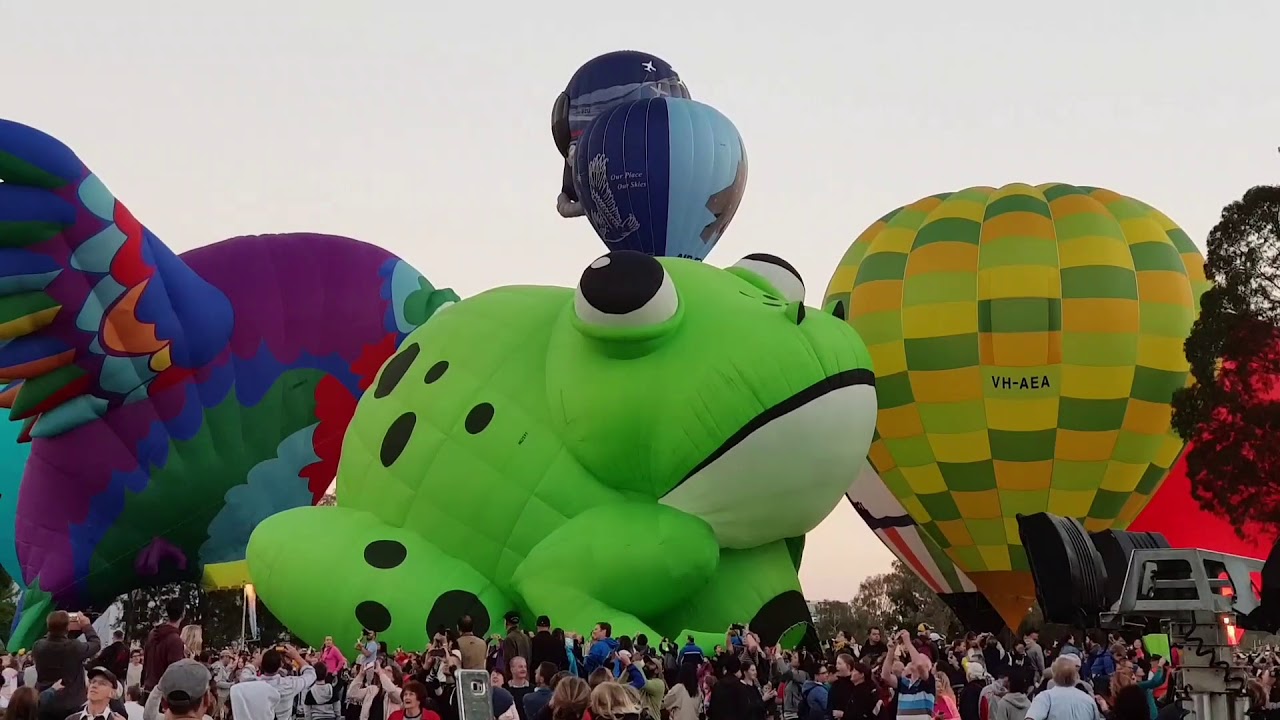 Canberra hot air balloon festival YouTube Canberra hot air balloon festival YouTube