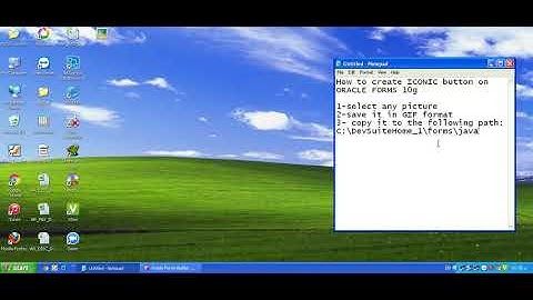 How to add image to Button in Oracle forms