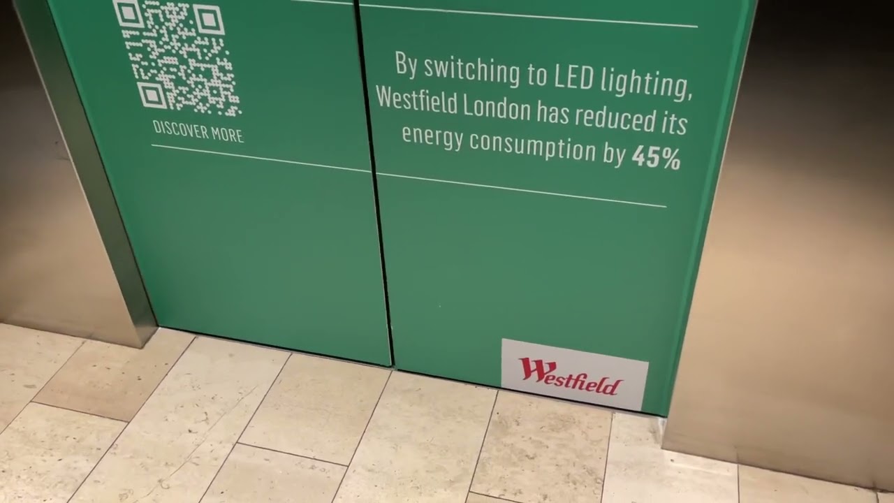 [R1] 2007 KONE MonoSpace MRL traction elevators @ Westfield London, London, United Kingdom.