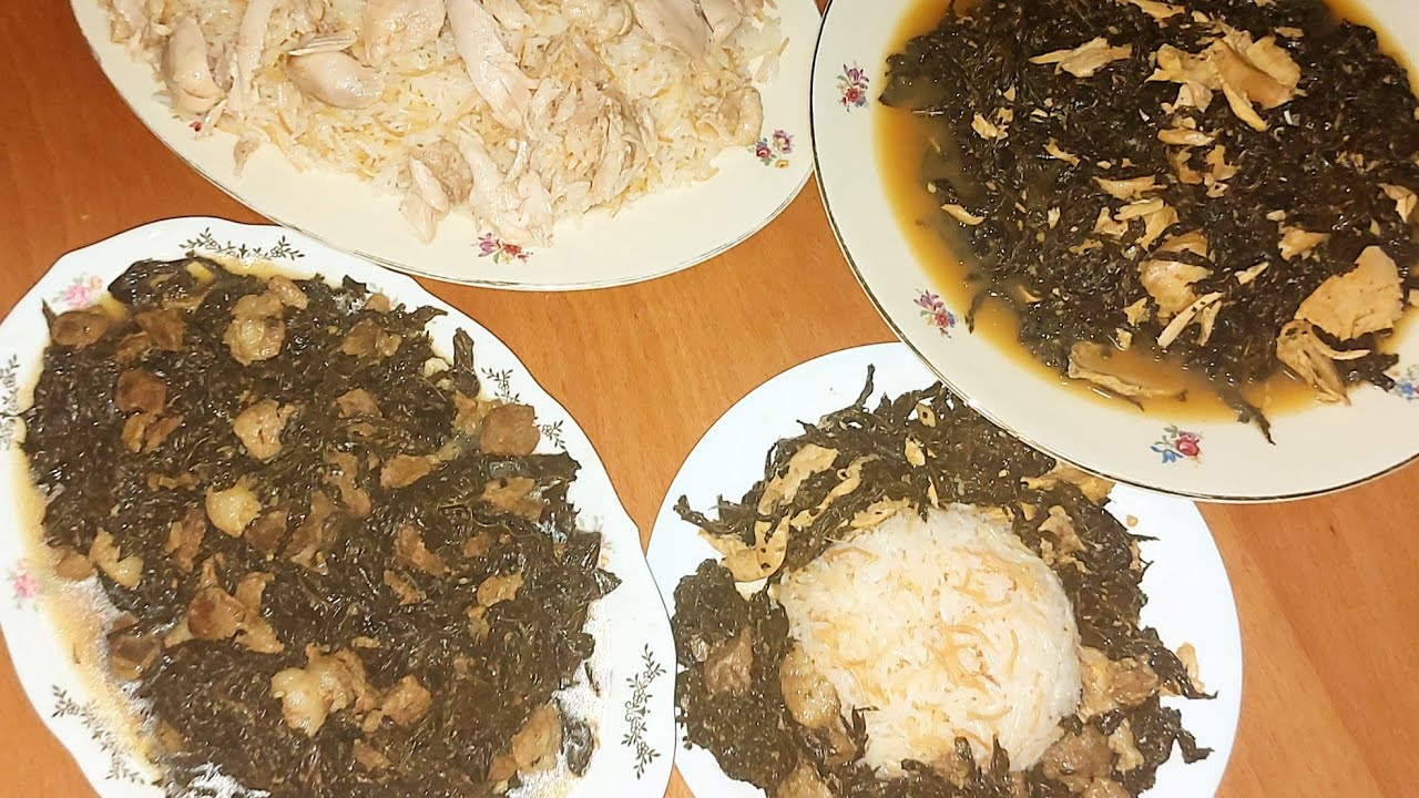 ملوخية بالحم الخروف اكلة ملوك وطيبه كتييير ومن الذ الاكلة 