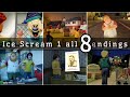 Ice Scream 1 all 8 endings